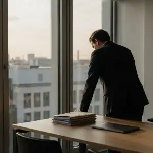 Manager absorbant la charge humaine lors d’un plan de sauvegarde de l’emploi, illustration des risques psychosociaux et du rôle invisible du management