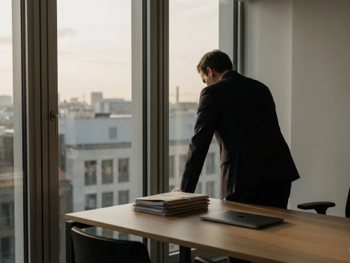 Manager absorbant la charge humaine lors d’un plan de sauvegarde de l’emploi, illustration des risques psychosociaux et du rôle invisible du management