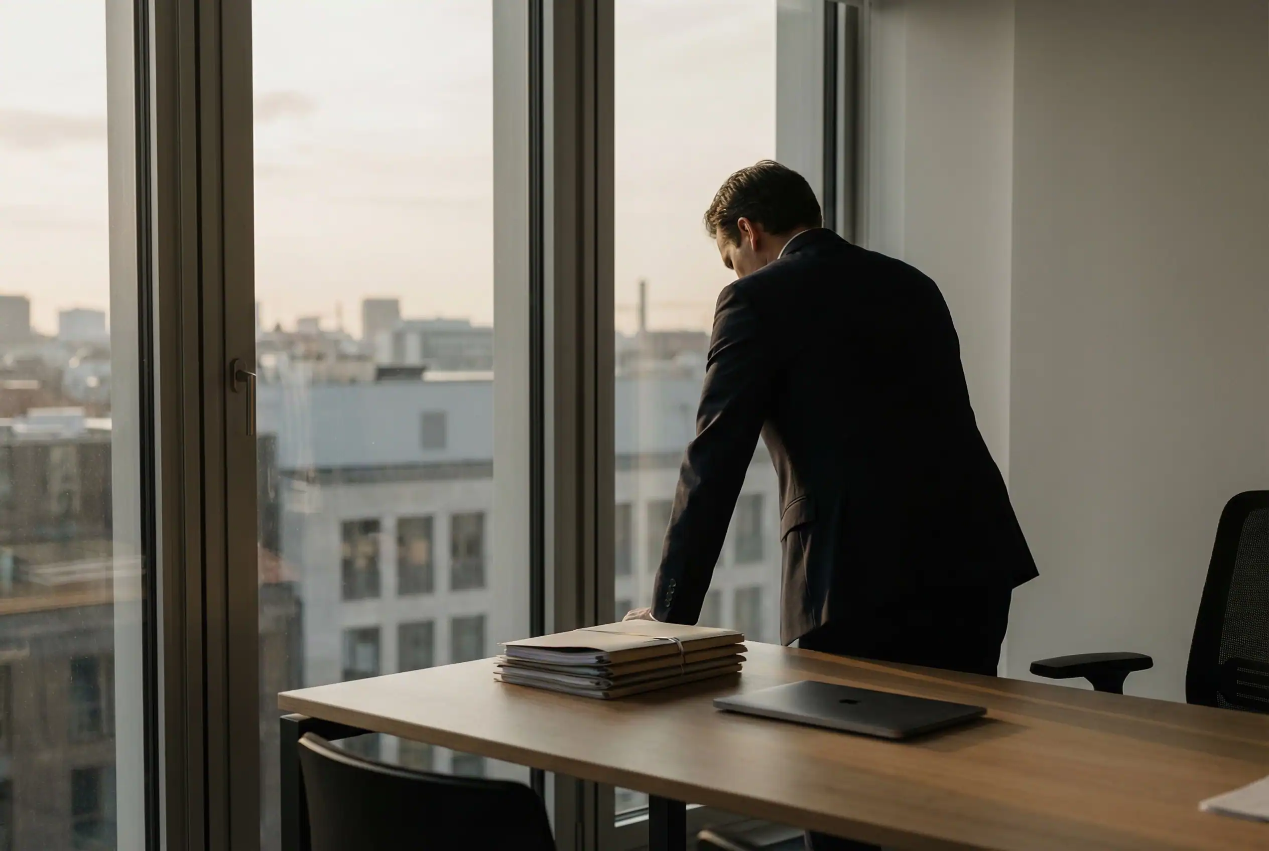 Manager absorbant la charge humaine lors d’un plan de sauvegarde de l’emploi, illustration des risques psychosociaux et du rôle invisible du management