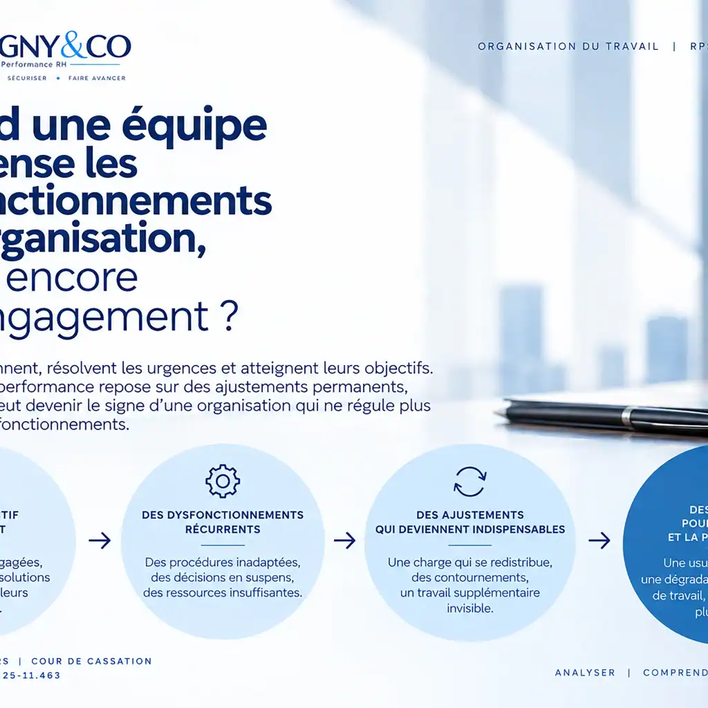 Dysfonctionnements organisationnels et RPS : une équipe peut maintenir sa performance en compensant les difficultés de l’organisation.